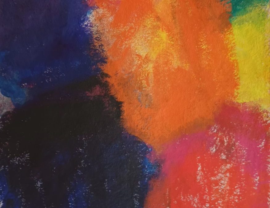 100×75 Acryl auf handgeschöpftem Papier