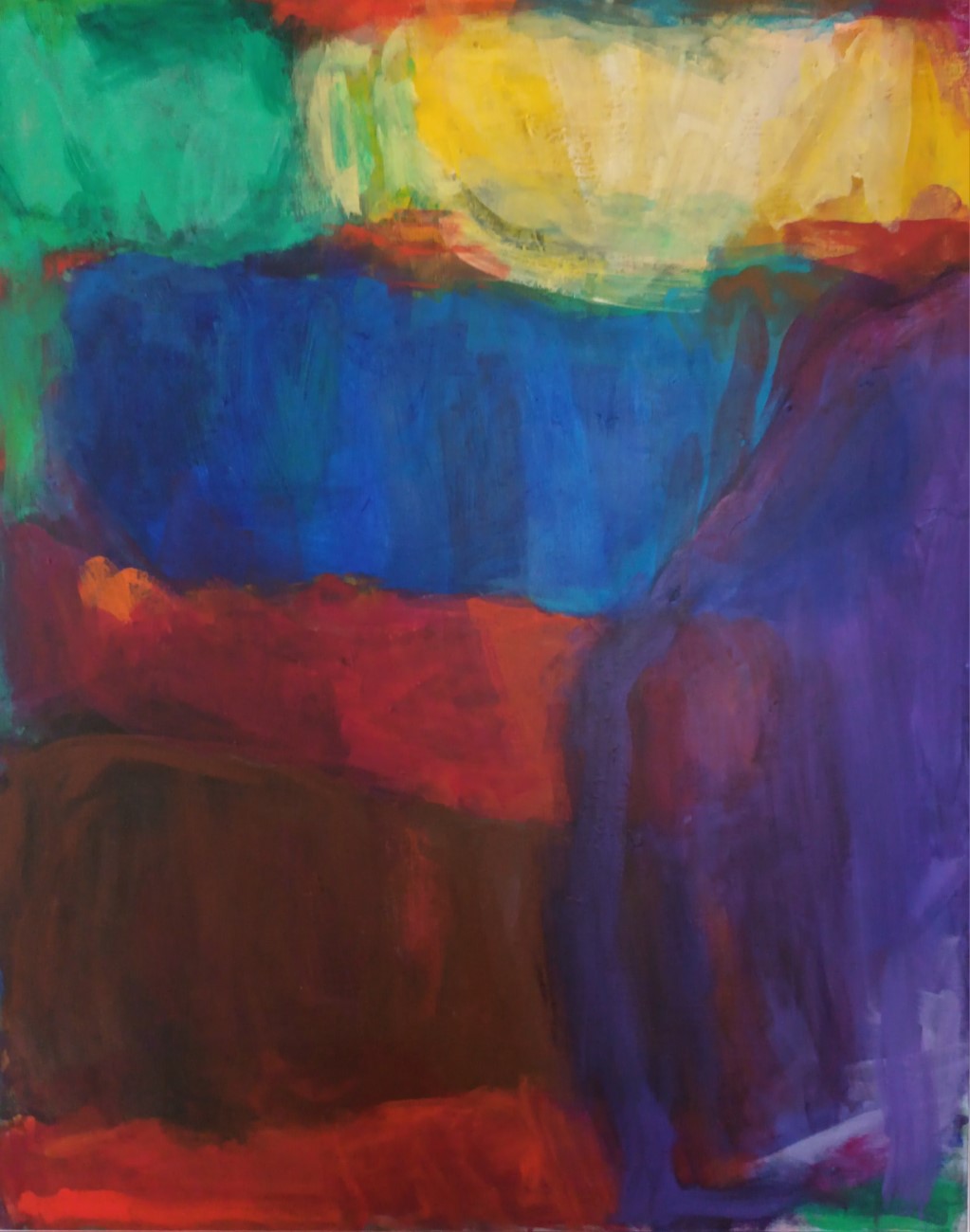 100×80 Acryl auf Leinen