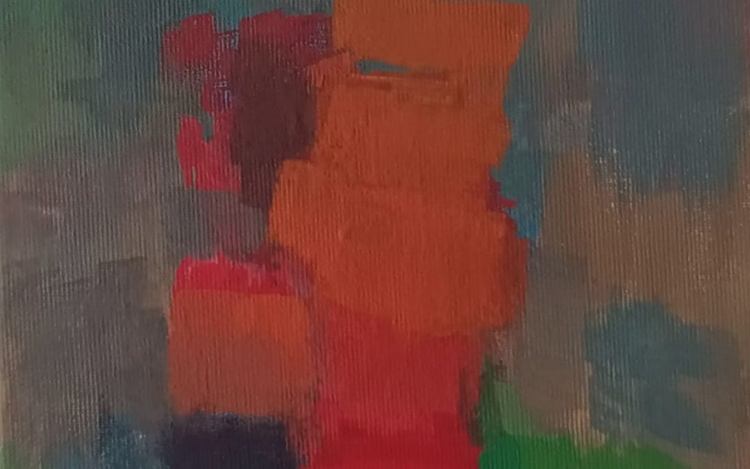 20×20 Eitempera auf Leinen
