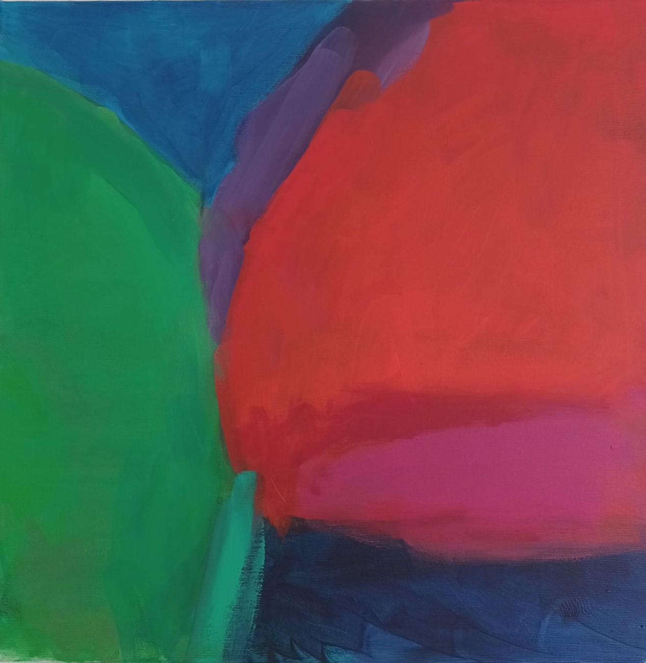 50×50 Acryl auf Leinen -zwei