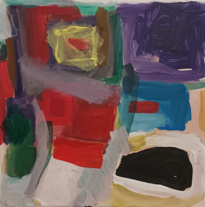 Acryl auf Leinen